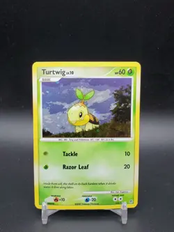 Turtwig 103/103 Diamond & Pearl Base Set Holo Rare MP Pokemon Card - Image 1