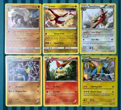 [6x] Pokemon Card Lot: Holo & Non-Holo Rares (Sun Moon & XY) *Moderately Played* - Image 1