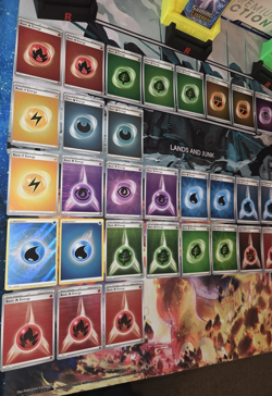 Pokemon 151 Cosmo with swirls and other select holo energies, 30 card lot. - Image 2