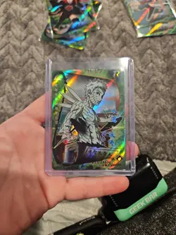 Naruto Kayou Obito Uchiha Card Heavens Scroll HY-118 Foil Holo Rare Green - Image 1