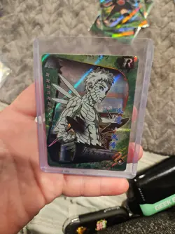 Naruto Kayou Obito Uchiha Card Heavens Scroll HY-118 Foil Holo Rare Green - Image 5