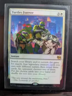 Turtles Forever Foil 27 TMT MTG SealedinSleeve - Image 1