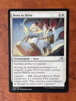 Born to Drive MTG Magic the Gathering Card NM Near Mint NEO - Image 1