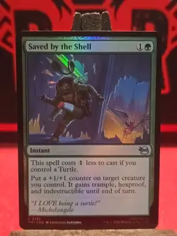 Saved by the Shell (FOIL) x1 - MTG Teenage Mutant Ninja Turtles TMT #132 - Image 1