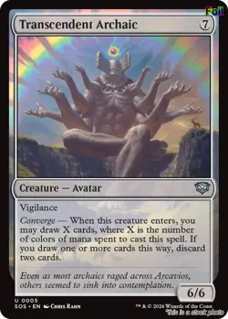 Transcendent Archaic [SOS - 5] - NM [Foil] TCG MTG - Image 1