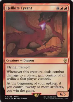 Hellkite Tyrant R Commander: FINAL FANTASY 295 NM MTG - Image 1