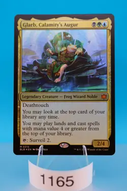 MTG Glarb, Calamity's Augur Bloomburrow Foil #215 - Image 1