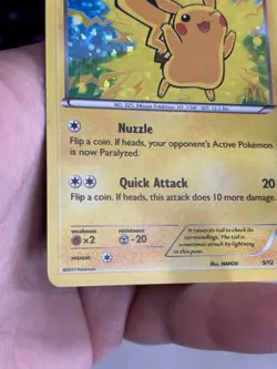 Pikachu - 5/12 Holo McDonald's Promos 2014 - Pokemon Card - Image 3