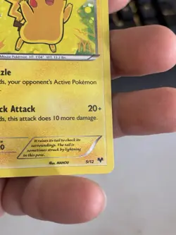 Pikachu - 5/12 Holo McDonald's Promos 2014 - Pokemon Card - Image 4