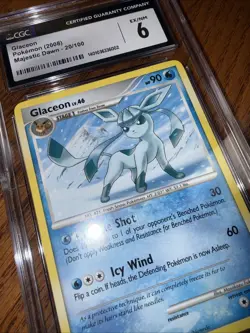 Pokemon TCG Glaceon Majestic Dawn 20/100 EX/NM CONDITION - Image 2