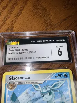 Pokemon TCG Glaceon Majestic Dawn 20/100 EX/NM CONDITION - Image 3