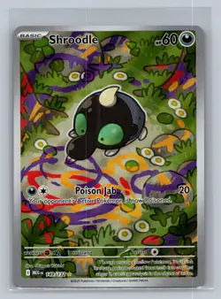 Shroodle 149/132 Illustration Rare Mega Evolution Pokemon NM - Image 1