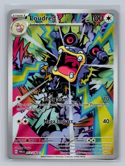 Loudred 212/182 Illustration Rare Paradox Rift Pokemon NM - Image 1