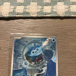 Pokemon TCG Mantyke Card 189/182 Sv04: Paradox Rift - Image 2