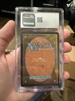 MTG Magic Revised Lord of the Pit CGC 9 Mint Vintage Magic 1994 - Image 4