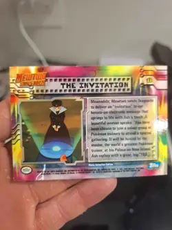 The Invitation #13 Pokemon Topps Mewtwo Strikes Back Movie NM Non-Holo - Image 2