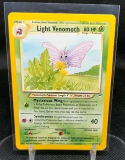 Pokemon TCG · Light Venomoth 53/105 · Neo Destiny · Vintage WOTC (2000) - Image 1