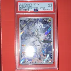 Pokemon N's Reshiram 167/159 Sv09 Journey Together Holo Box Topper PSA 9 - Image 1