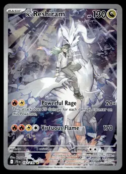 POKEMON N'S RESHIRAM JOURNEY TOGETHER 167/159 ILLUSTRATION RARE NM/M - Image 1