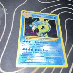 Wizards of the Coast Pokemon TCG Gyarados 6/102 Base Set Holo Rare 1999 130HP - Image 2