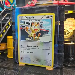 Meowth Next Destinies Pokemon TCG 80/99 Black & White 4 Common - Image 2