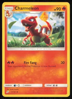 Charmeleon 13/181 Uncommon Team Up Pokemon Moderately Played - Image 1