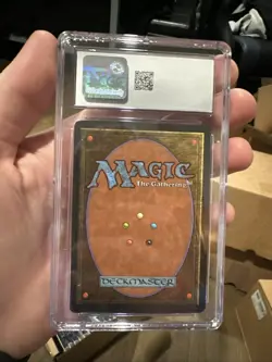 MTG Magic Revised Lord of the Pit CGC 9 Mint Vintage Magic 1994 - Image 4