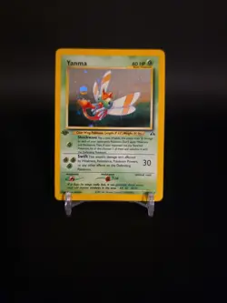 Pokemon: Yanma 1st Edition #17/75 Holo Rare Neo Discovery 2001 WOTC - NM - Image 3