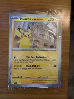 Pokemon TCG Pikachu At The Museum Promo Brand New Unopened Sealed ✅✅ - Image 1