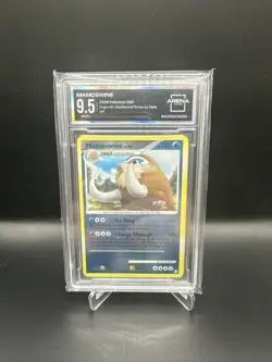 Mamoswine 9/146 2008 Pokemon Diamond & Pearl Legends Awakened Holo Swirl - Image 1