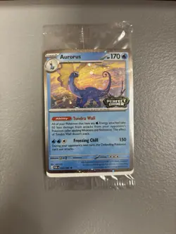 Aurorus 024/088 - Cosmo Holo - Pokemon Perfect Order Stamped Promo SEALED - Image 1