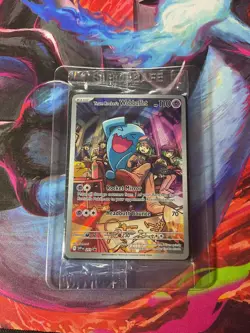 Pokemon TCG Team Rocket’s Wobbuffet SVP 203 Black Star Promo Sealed NM - Image 1