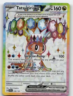 TATSUGIRI EX 226/191 ULTRA RARE SURGING SPARKS POKEMON NEAR MINT - Image 2