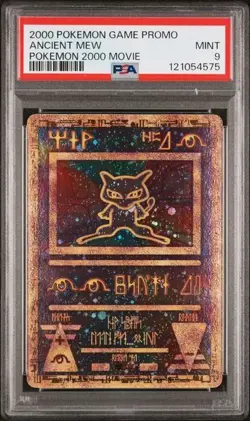 2000 POKEMON GAME MOVIE POKEMON 2000 MOVIE ANCIENT MEW PSA 9 - Image 1