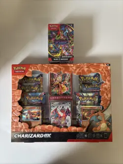 Pokemon Phantasmal Flames Booster Bundle & Charizard ex Premium Collection Box - Image 1