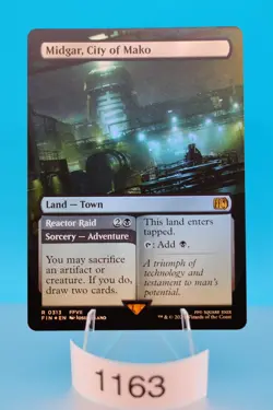 MTG Midgar, City of Mako (Borderless) Final Fantasy Foil #313 - Image 1