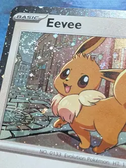 Eevee *2 GALAXY SWIRLS* #200 (Black Star Promo) SVP Cosmos Holo - Pokemon NM - Image 3