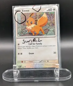 Eevee *2 GALAXY SWIRLS* #200 (Black Star Promo) SVP Cosmos Holo - Pokemon NM - Image 5