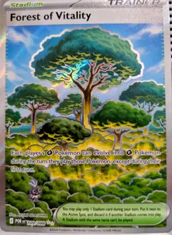Forest Of Vitality 109/088 Full Art Perfect Order Pokemon TCG. N mint or better. - Image 1