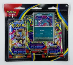 Pokemon Phantasmal Flames 3-Pack Blister Sneasel Promo New Factory Sealed - Image 1