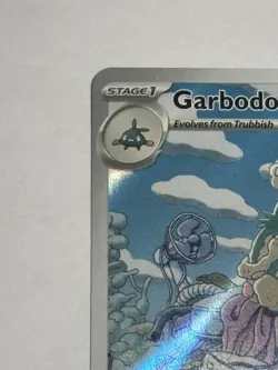 Pokemon Garbodor 204/182 SV04 Paradox Rift Illustration Rare Holo 2023 - Image 2