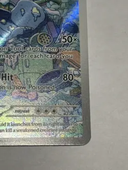 Pokemon Garbodor 204/182 SV04 Paradox Rift Illustration Rare Holo 2023 - Image 4