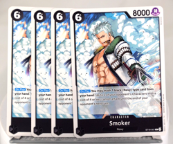 ST19-001 Smoker (C) Starter Deck 19: BLACK Smoker One Piece CCG x4 - Image 1