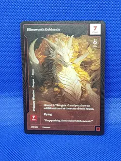 Wonders of the First Blinsworth Goldscale Epic Rare Existence - Image 1