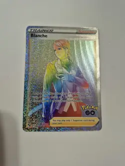 Blanche (Secret) 082/078 Secret Rare Holo Pokemon GO Pokemon Card Rainbow NM - Image 1