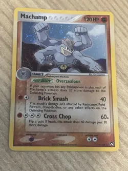 Machamp 11/108 Power Keepers Holo Nm Condition Swirl Mid Era Pokemon Card - Image 1