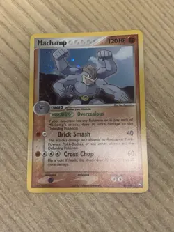 Machamp 11/108 Power Keepers Holo Nm Condition Swirl Mid Era Pokemon Card - Image 2