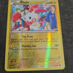 Plusle 47/113 Pokemon Card Reverse Holo Foil Uncommon Mint - Image 2