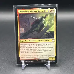 x1 Three Dog, Galaxy News DJ R MTG Universes Beyond: Fallout M/NM, English - Image 3