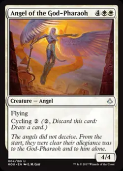 Angel of the God-Pharaoh -Foil Near Mint MTG Hour of Devastation - Image 1